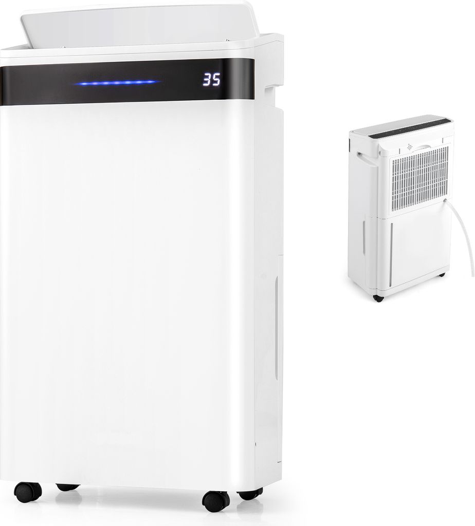 GOPLUS Luftentfeuchter 28,5L/Tag, Entfeuchter 35m², LED Display, 24H Timer, 5,5L Wassertank, Raumentfeuchter