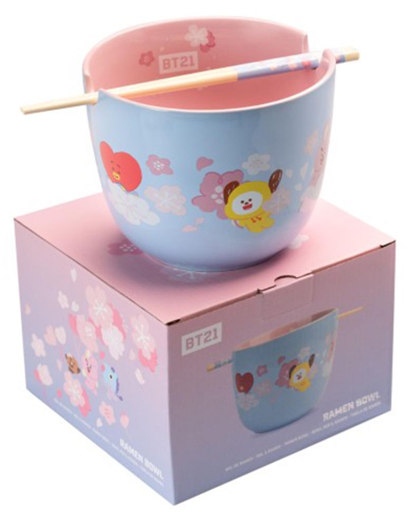 BT21 Ramen Bowl Ciotola con bacchette Immagine del prodotto 