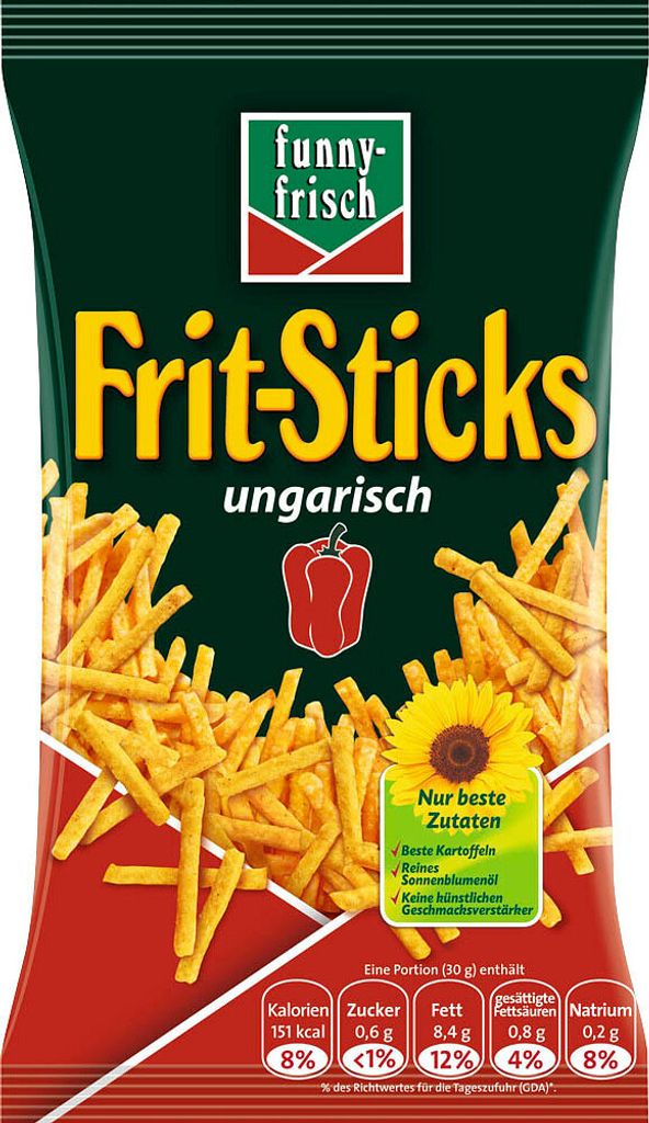 funny-frisch Frit-Sticks ungarisch Knabbereien 100,0 g
