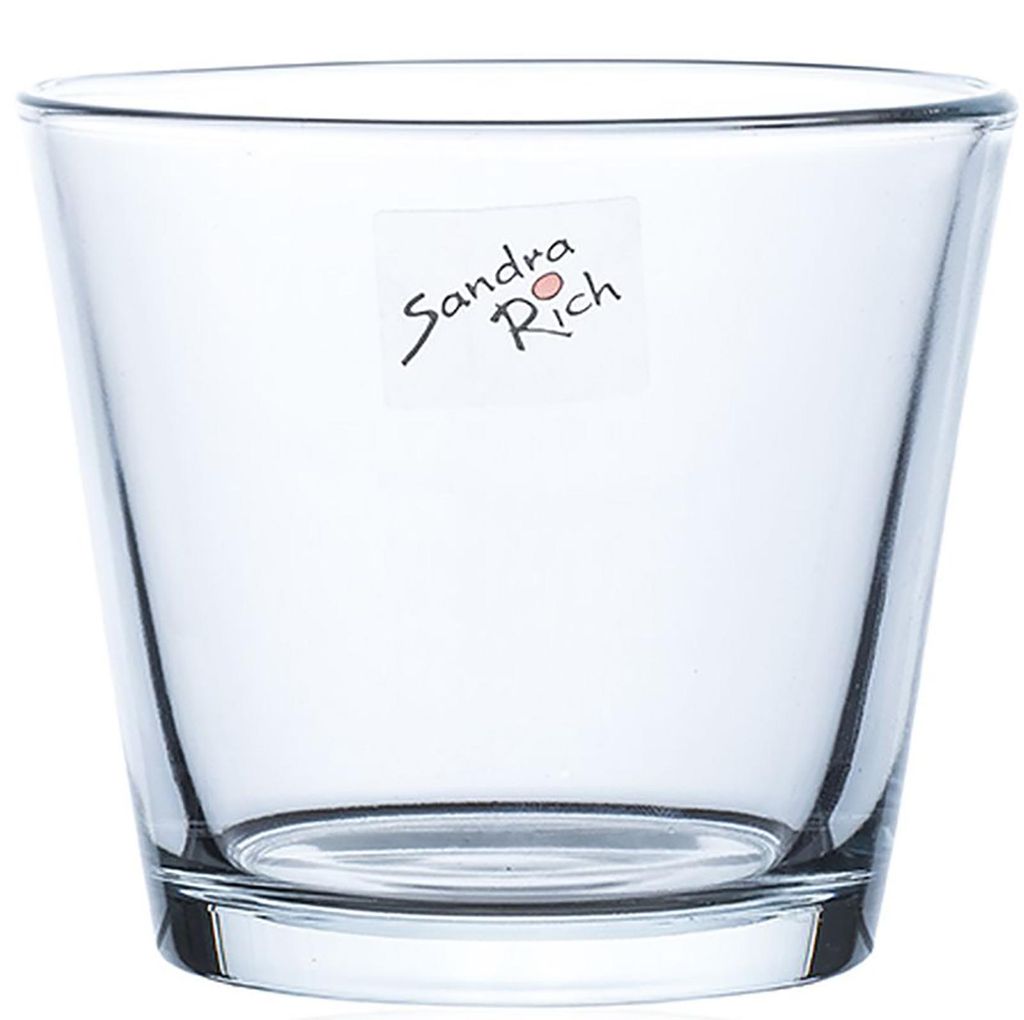 CONI conical pot - klar - 10x10x9cm - Glas Produktbild 