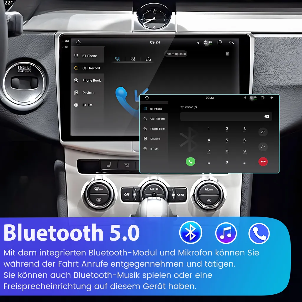 Système de Navigation Android pour Passat B7 avec Écran Tactile 10 Pouces - 5