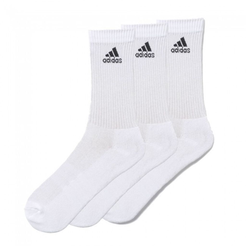 Adidas Sportsocken lang 3er Pack weiß 46 Produktbild 