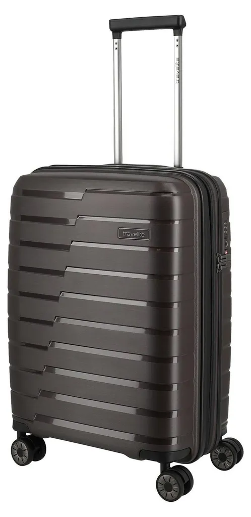 Bagage cabine rigide Travelite Air Base 55cm Café extensible