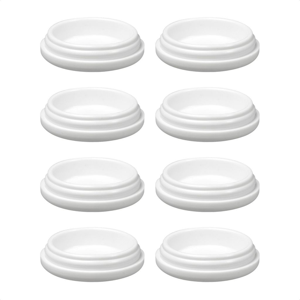 WAGNER QuickClick Kunststoffgleiter EXTREME - 8er-Set Ersatzgleiter Ø 25 mm für Basis Ø 25 mm, DE Ware - 15834300