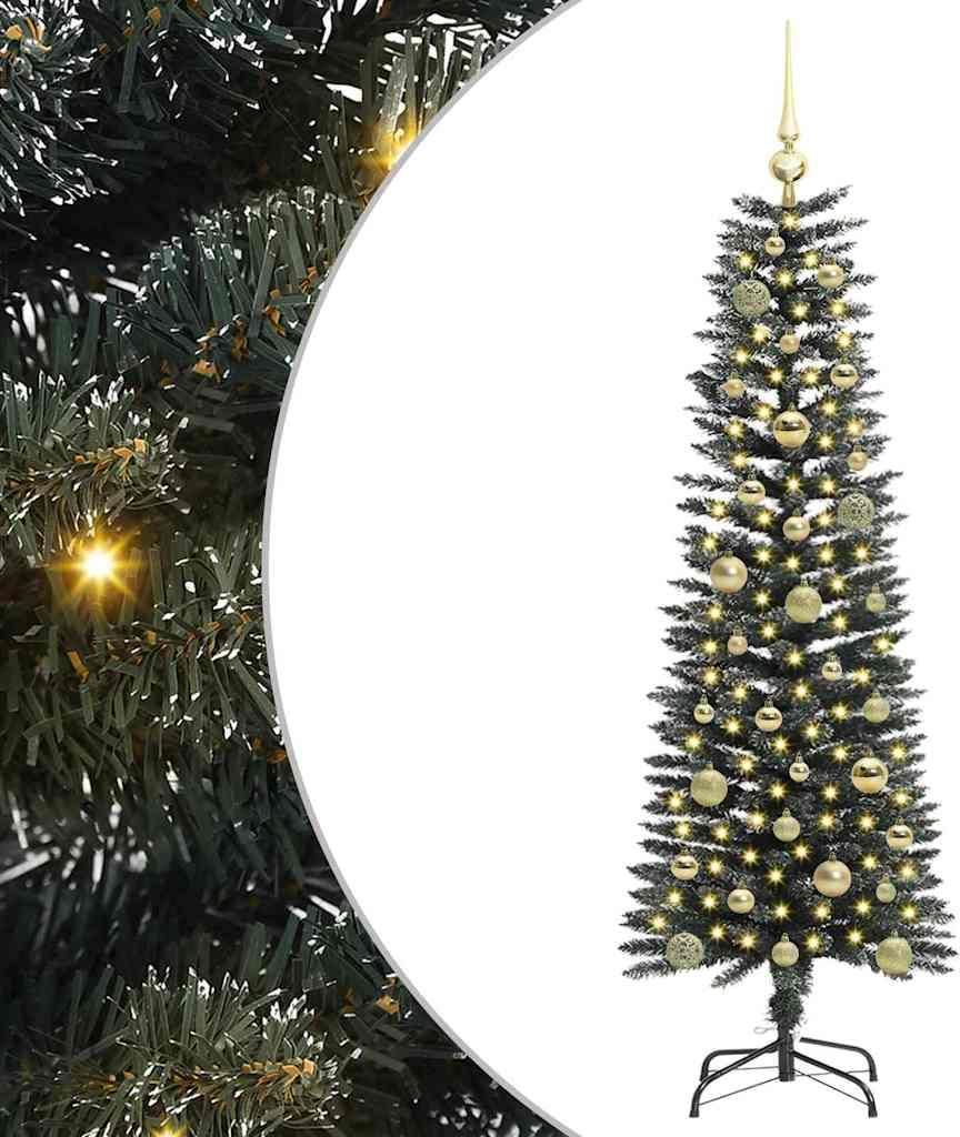 vidaXL Künstlicher Weihnachtsbaum mit 150 LEDs mit Ständer Grün 150 cm