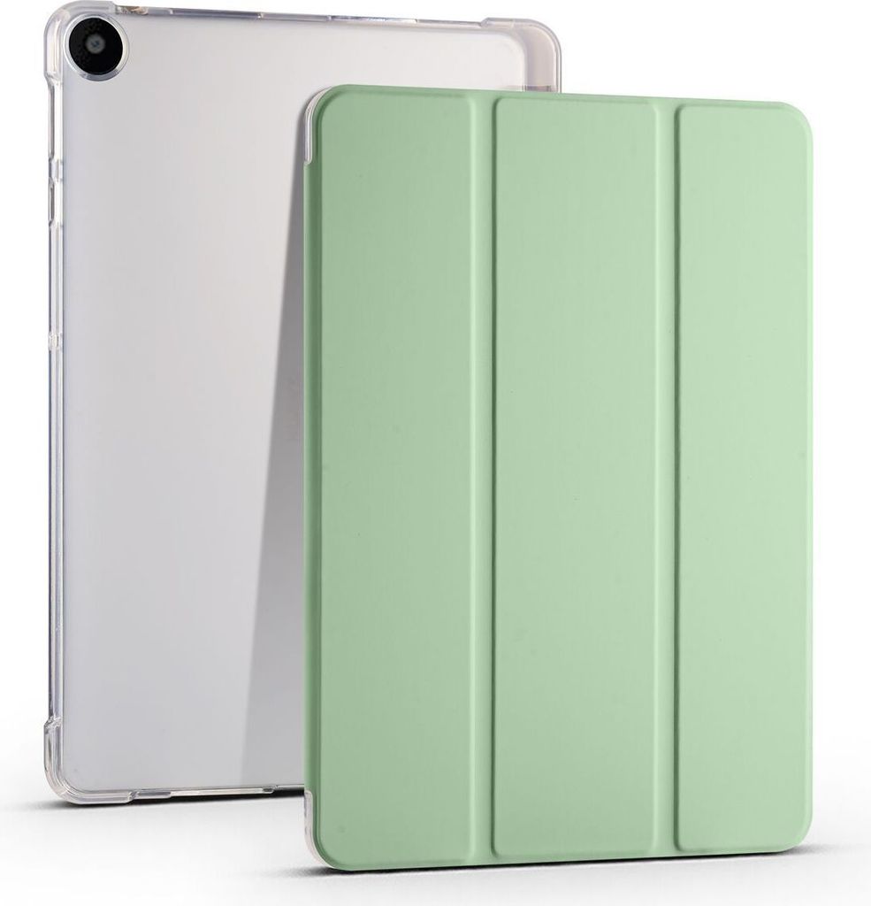 Schutz Hülle für Huawei MatePad SE Tablet Case Smart Cover Tasche 3 Fold Bumper, Farbe:Matcha Grün