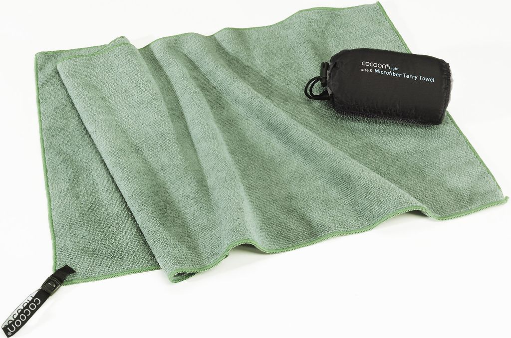 Cocoon Microfiber Terry Towel Light 90x50cm bamboo green