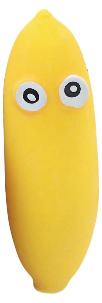 Gemüse-Quetschspielzeug mit großen Augen: Paprika, Aubergine, Banane, Bittermelone – Quetschspielzeug, Fidget-Toy, Stressabbau, sensorisches Fr...