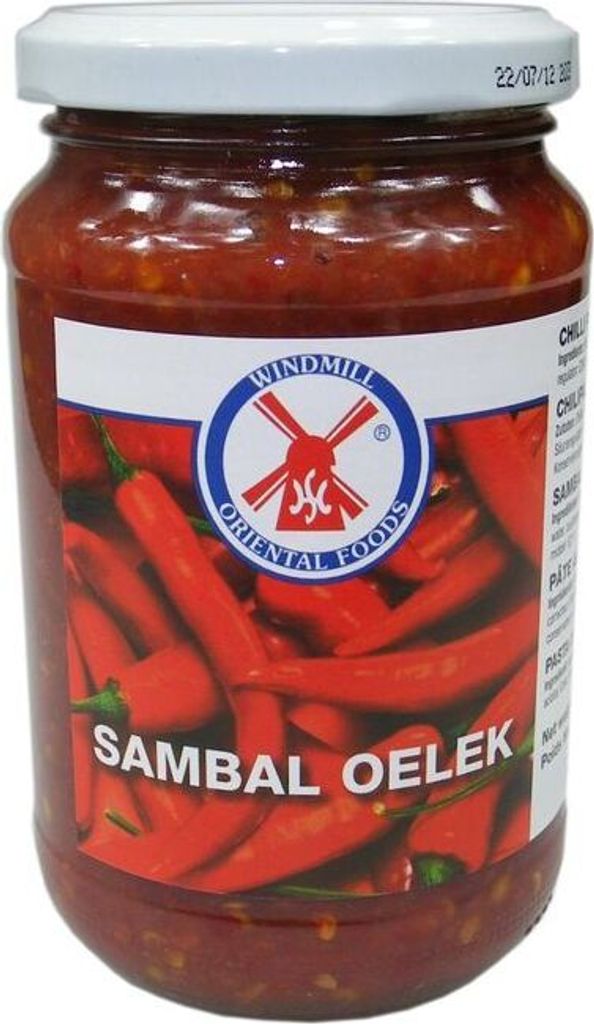 12er Pack - WINDMILL Sambal Oelek (12x 370g) | Chilipaste | Chilli Paste