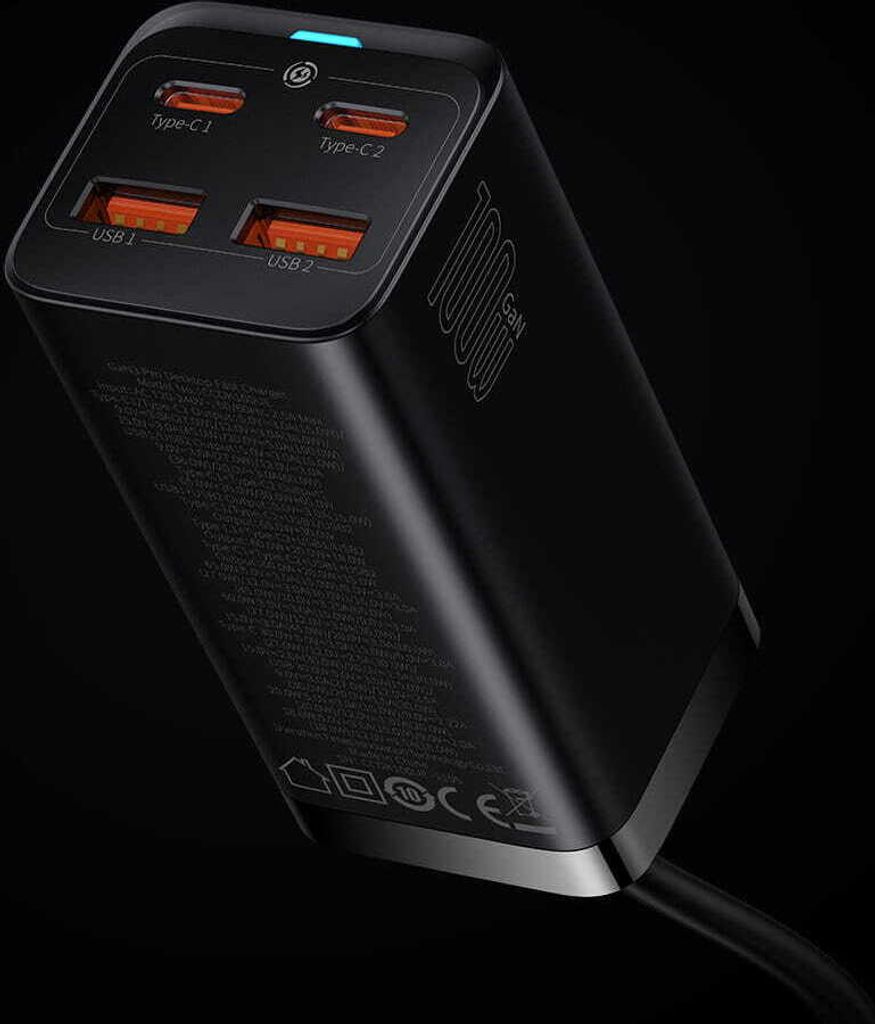 Baseus GaN3 Pro Wandladegerät 2xUSB-C + 2xUSB, 100W Produktbild 20