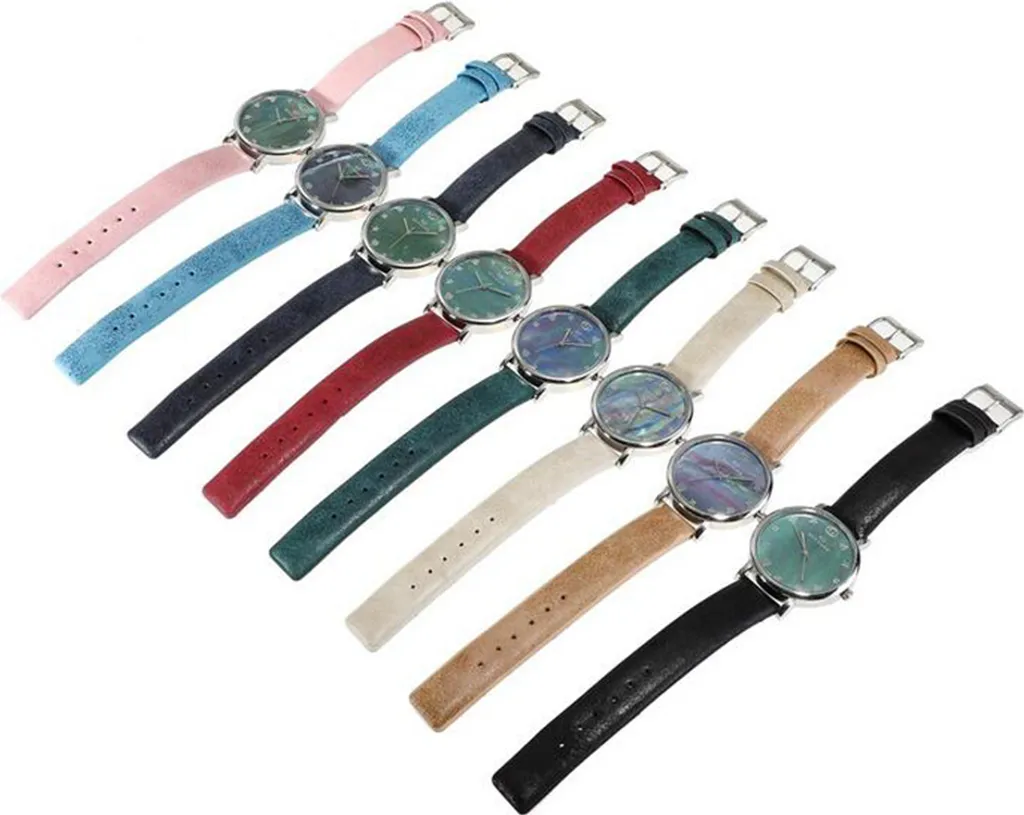 Moda Donna Fantasy Quadrante a stella orologio avanzato Quarz bianco