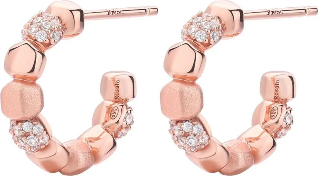 Boucles d'oreilles Into the Blue RZIB33 en bronze et oxydes de zirconium