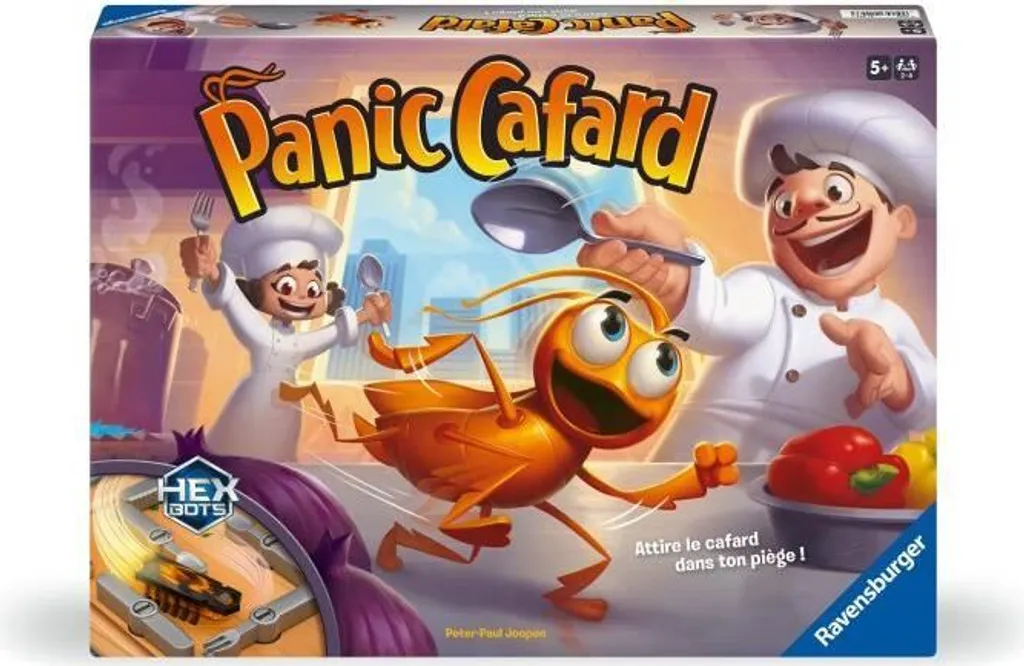 Cockroach Panic Jeu de Société avec Cafard Motorisé pour 2-4 Joueurs