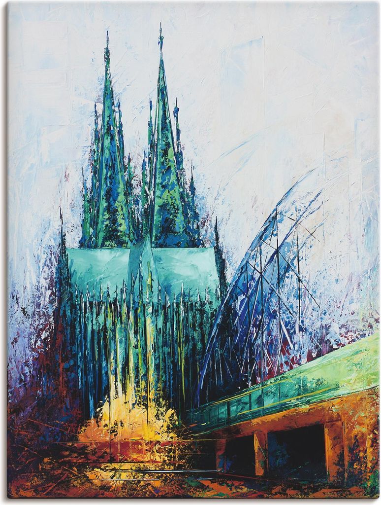 ARTland Leinwandbild Kölner Dom I Größe: 30x40 cm