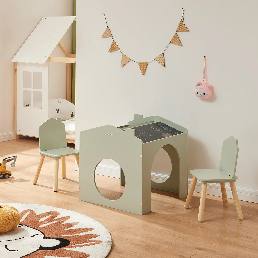 Set Tavolo Bambini Romso Verde Menta: La Casetta delle Idee
