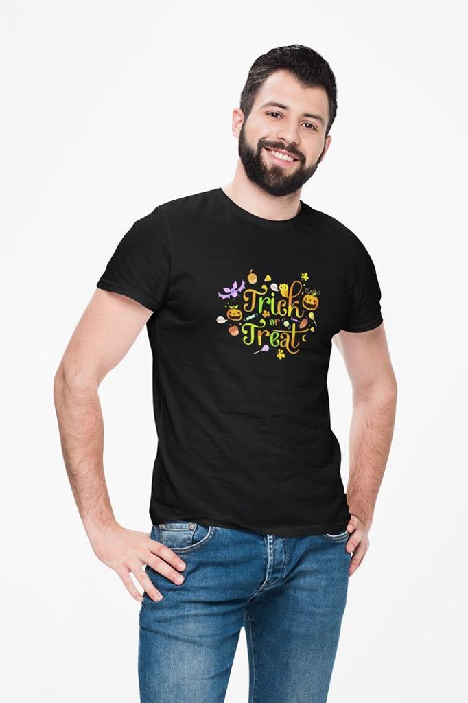 D&B Uni Polo ST00258 Halloween Schwarz-Größe 5XL