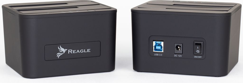 Dokovací stanice REAGLE SATA 2x HDD SSD 16TB Obrázok produktu 5