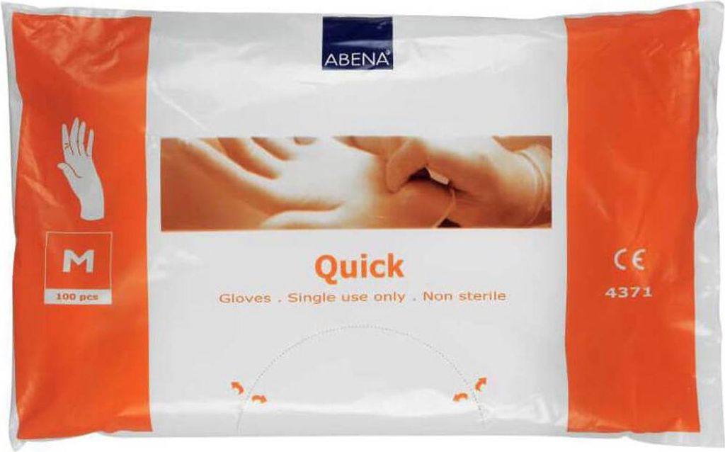 Abena Schnell-Einmalhandschuhe 100 Stk. mittel