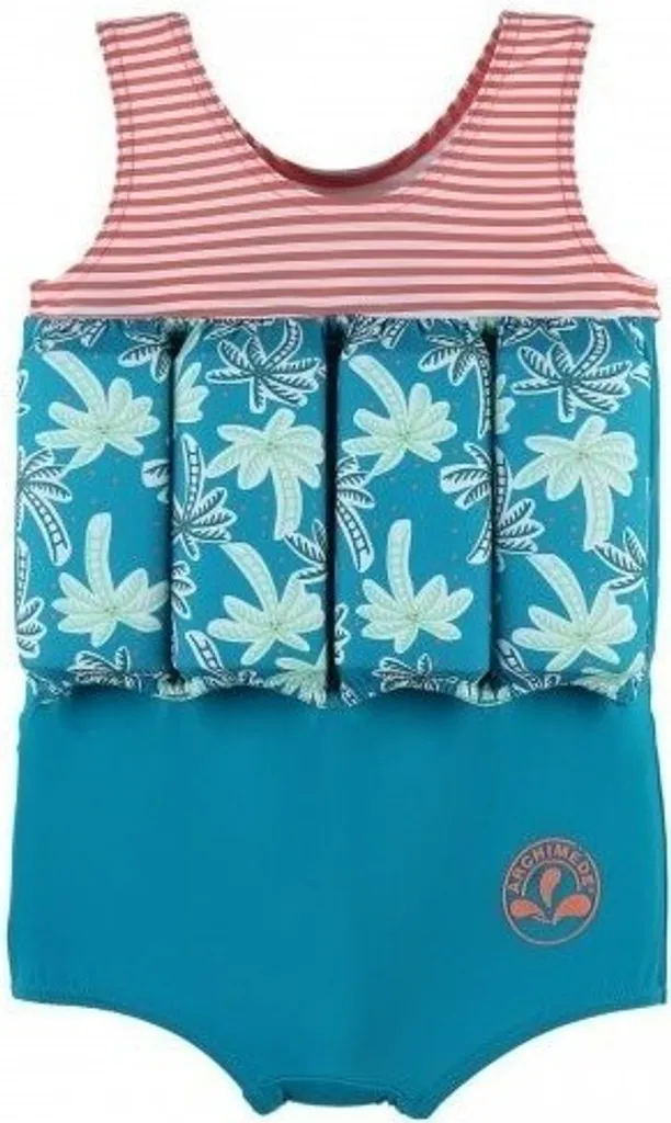 Maillot de bain gonflable Tropical 1 an avec bouée intégrée sécurisé