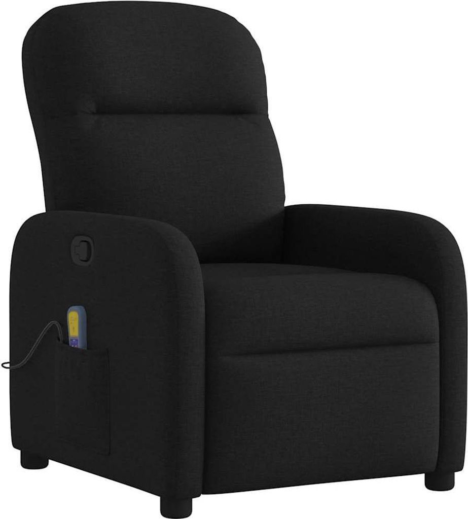 Massagesessel Schwarz Stoff