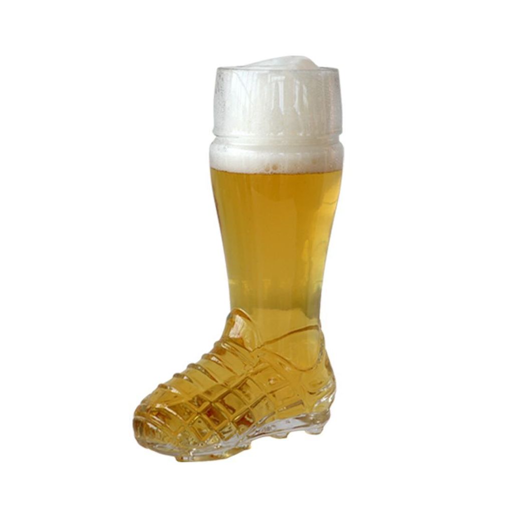 Bierglas im Fußballschuh-Design 300ml Produktbild 