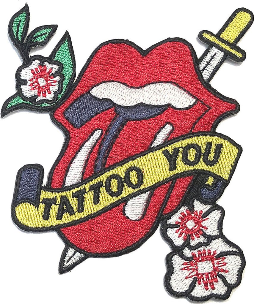 The Rolling Stones Large Patch Tattoo You Aufnäher zum Produktbild 