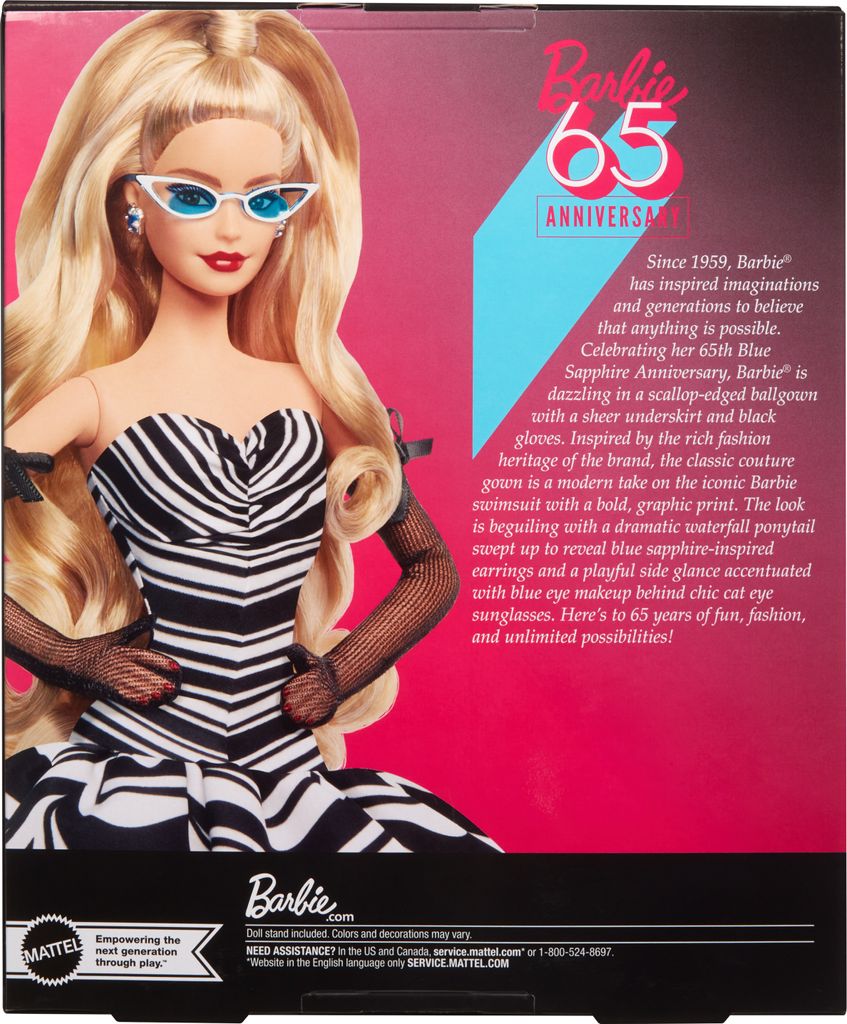 Barbie Signature Puppe 65th Anniversary Blonde Produktbild 18