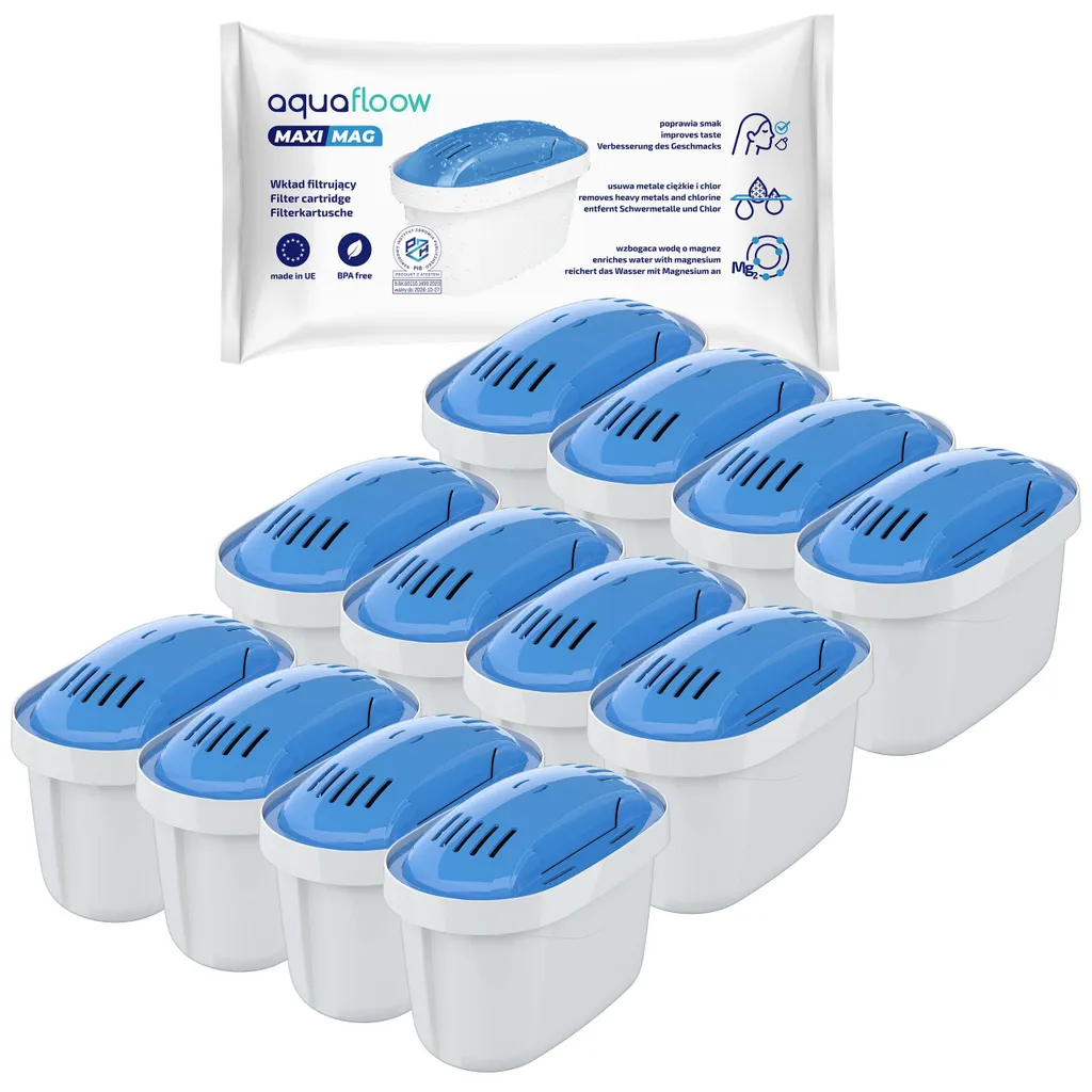 12 Ricambi AquaFloow MaxiMag | Qualità Brita a Prezzo Outlet | Spedizione