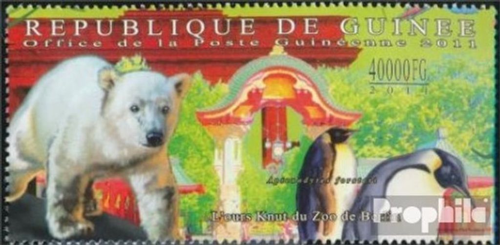 Briefmarken Guinea 2011 Mi 8757 (kompl. Ausgabe) postfrisch Produktbild 