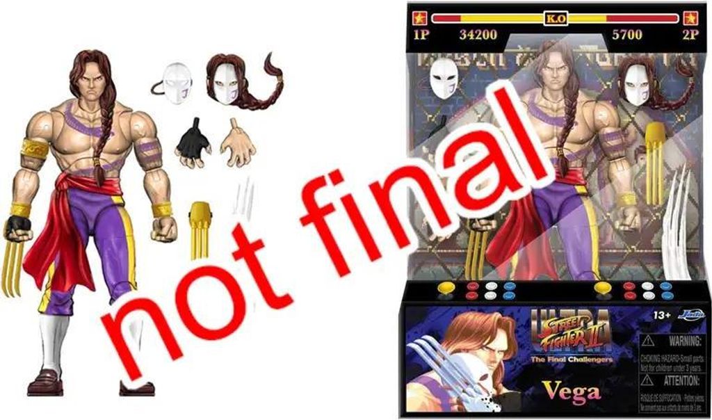 Ultra Street Fighter II: The Final Challengers Actionfigur 1/12 Vega 15 cm