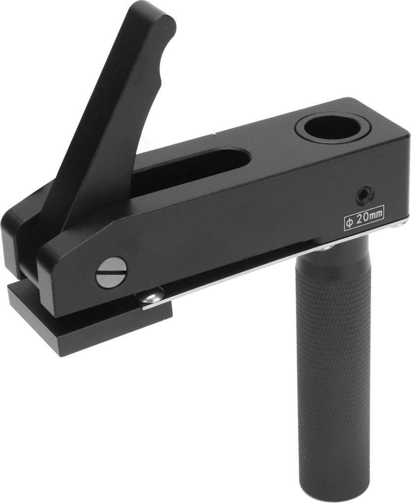 Holzbearbeitungs-Pressplattenhalter aus Aluminiumlegierung, 3-stufig verstellbarer Druckknopf, 20 mm