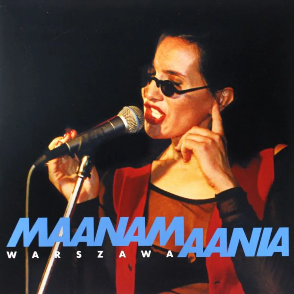 Maanam Maanamaania Warszawa Album Vinyle Coloré Rouge et Jaune