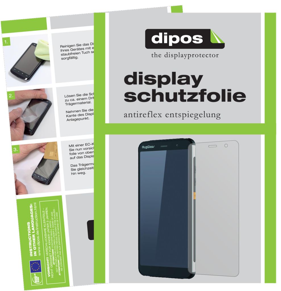 6x Schutzfolie für RugGear RG850 matt Displayschutzfolie Folie Display Schutz