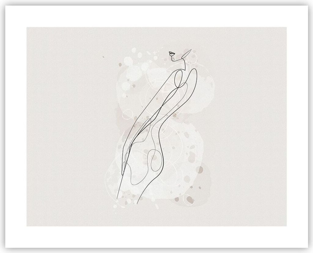 Poster - Poster ohne Rahmen - Minimalismus Körper Frauen - Produktbild 