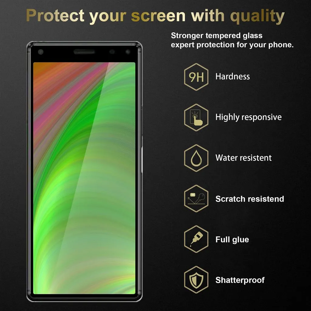 Nandu I ZenGlass Pellicola Protettiva In Vetro Flessibile Per Sony Xperia L2 - Durezza 9H, Anti-impronta, Made In Germany - 2