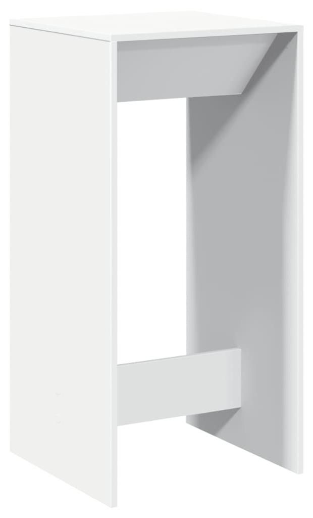 vidaXL Table de bar blanc 51x50x103,5 cm Bois composite Image du produit 