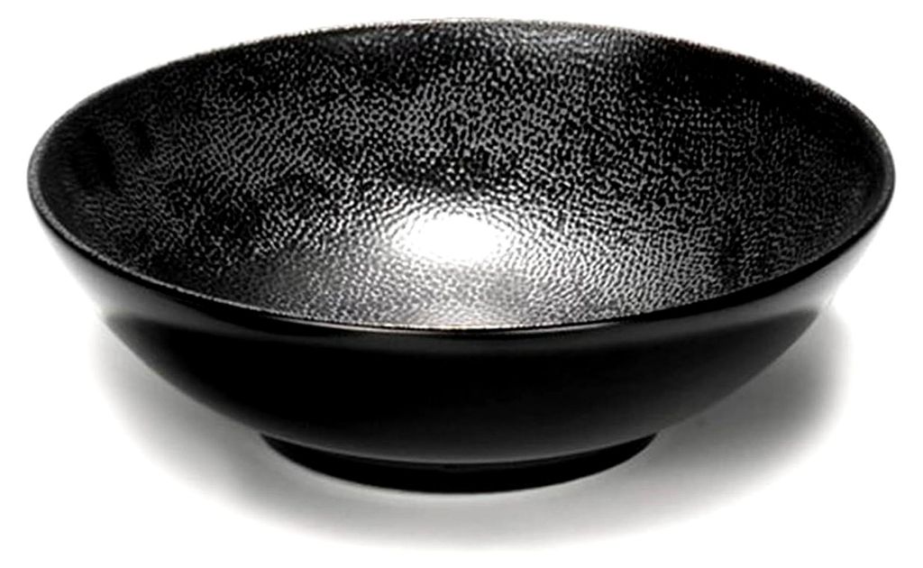 Kaori - Rochen Optik - Schale, Schüssel, Bowl - Ø: 14 cm - mit Metallic Rochen Optik - Steingut