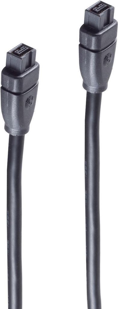 shiverpeaks BS77301, FireWire 800 (IEEE 1394b), 9-p, 9-p, Schwarz, Männlich/Männlich, 800 Mbit/s