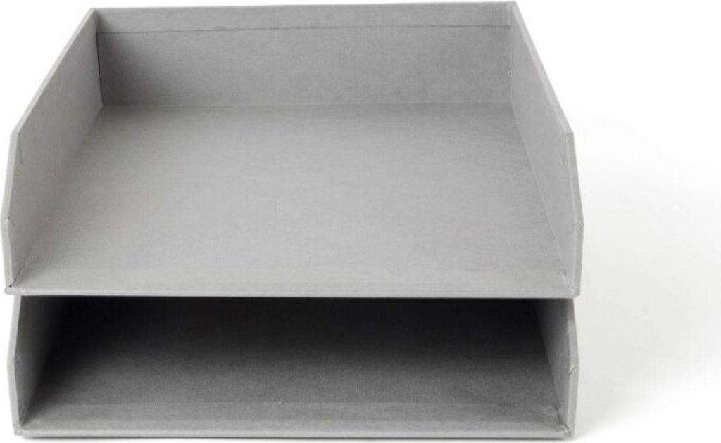 Briefablage Set 'HAKAN' Bigso Box of Sweden Farbe: Grau, Größe: 23 x 31 x 6 cm