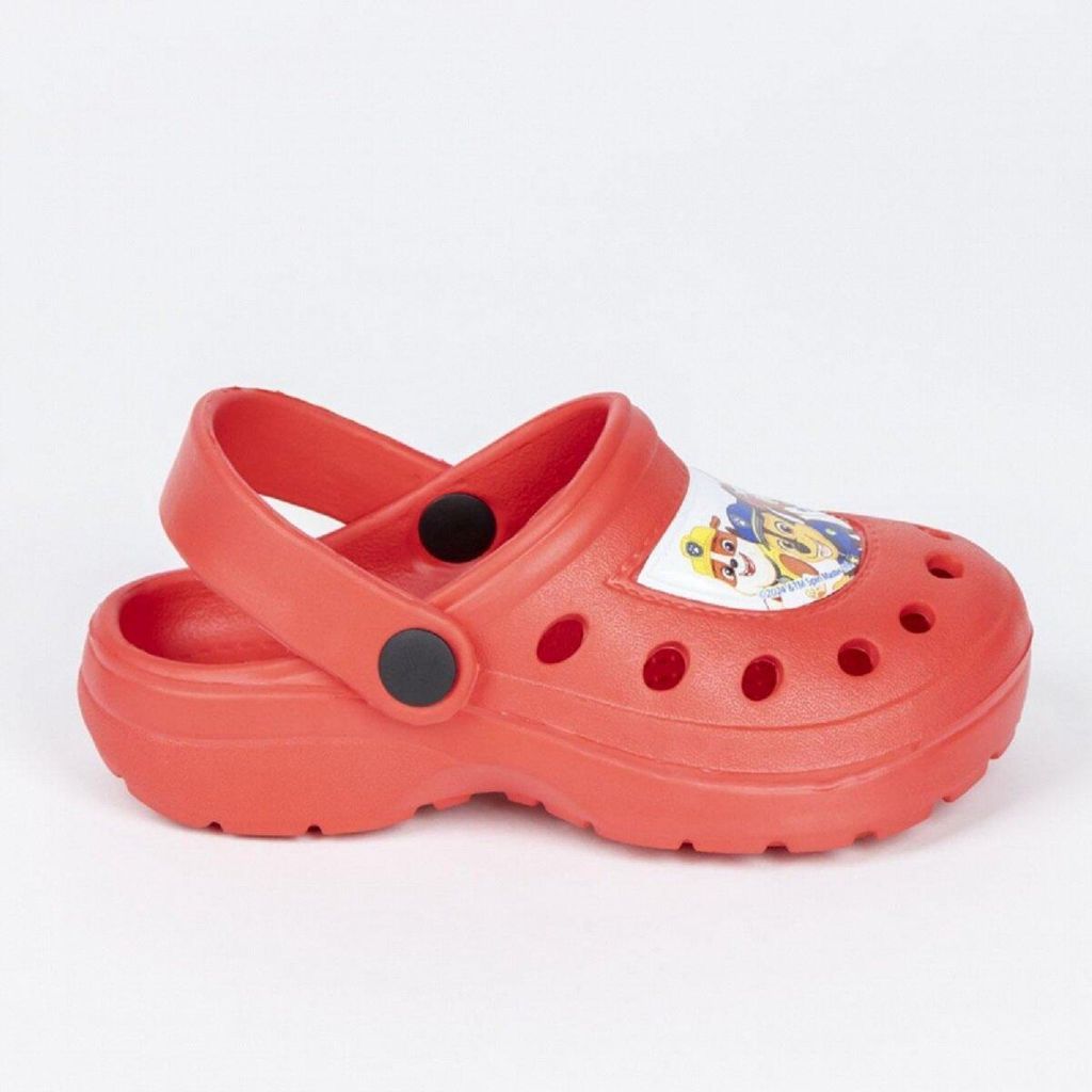 Paw Patrol Badeschuhe – Praktische Clogs für Kinder Rot 26/27