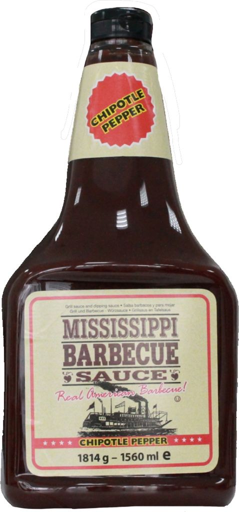 Mississippi Barbecue omáčka Chipotle Pepper angenehm scharf Obrázok produktu 