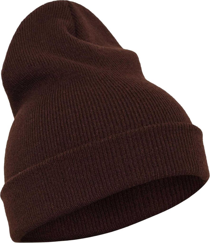Flexfit - Mütze für Herren/Damen Uni, Mit Bündchen, Jerseyware BC6918 (Einheitsgröße) (Braun)