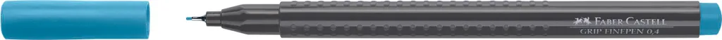 Faber-Castell Finepen Grip 0.4 mm Cobalt Turquoise - Lot de 10 Feutres