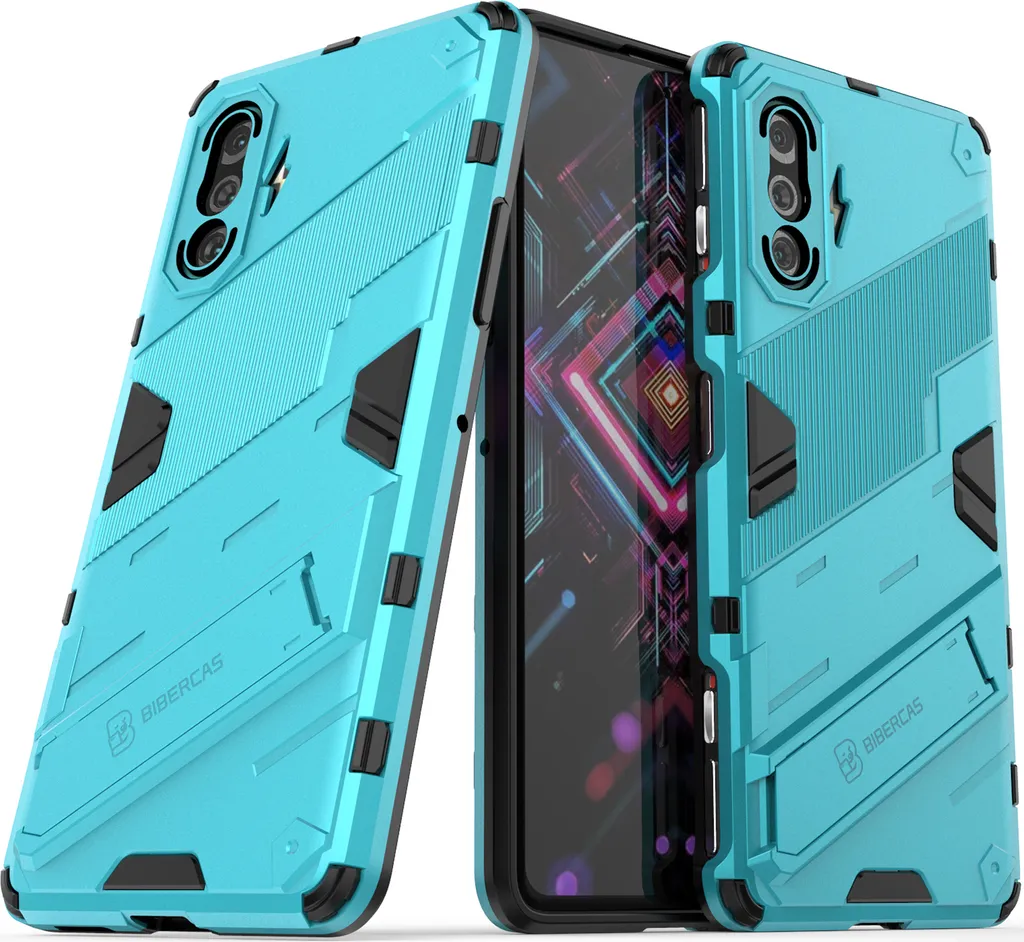 Cover Antiurto Xiaomi Poco F3 GT/Redmi K40 Gaming - PC+TPU Blu