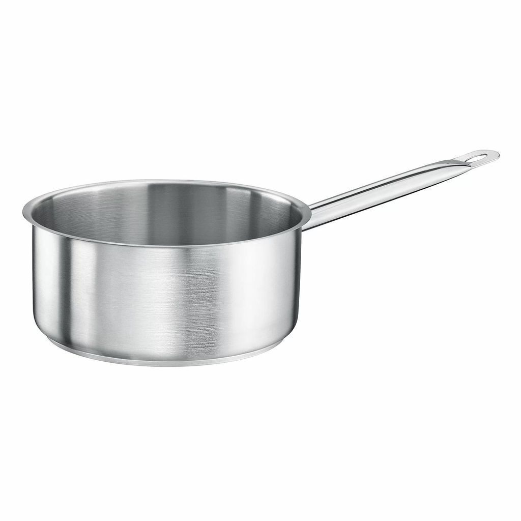 TOMGAST Stielkasserolle – 16 cm Durchmesser, 1,3 l Fassungsvermögen, Edelstahl, PRO-Linie