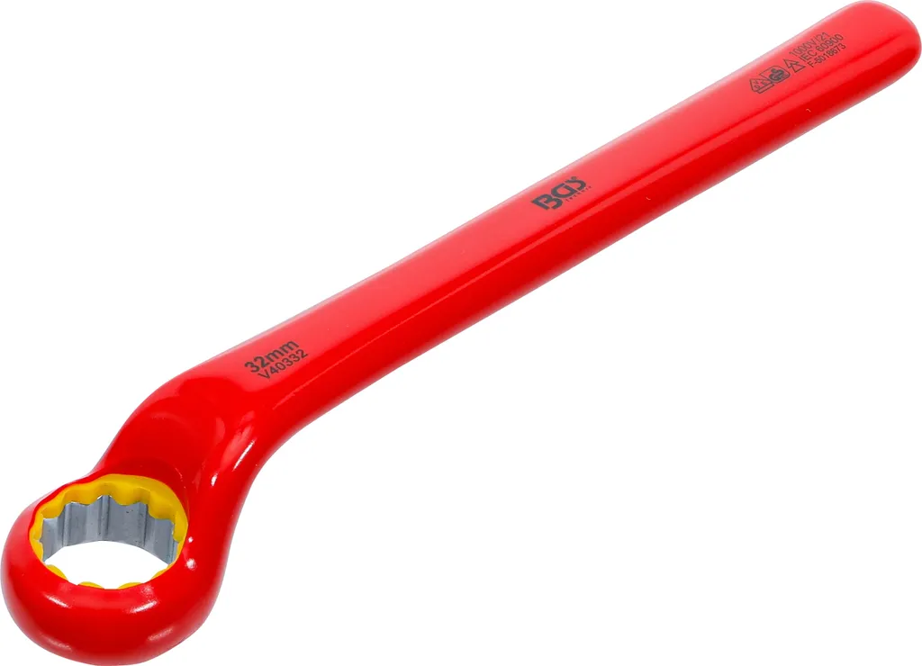 Clé polygonale de 32 mm pour serrage sécurisé sous tension BGS VDE