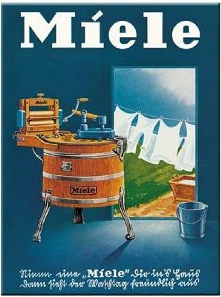 Nostalgic-Art - Magnet 6 x 8 cm - Miele Waschbottich Produktbild 