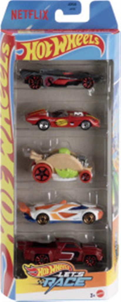Mattel Hot Wheels Let’s Race 5er-Pack, Set aus 5 Produktbild 