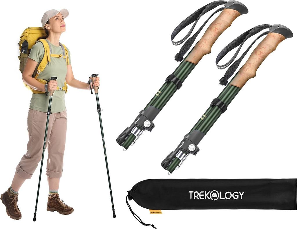 Trekking Polen Wanderstöcke für Männer und Frauen - Wandern und Trekking Zubehör