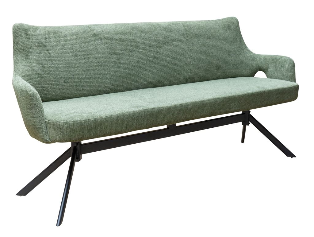 LC Home Sitzbank Esszimmer »Livrono« Webstoff Grün Polsterbank